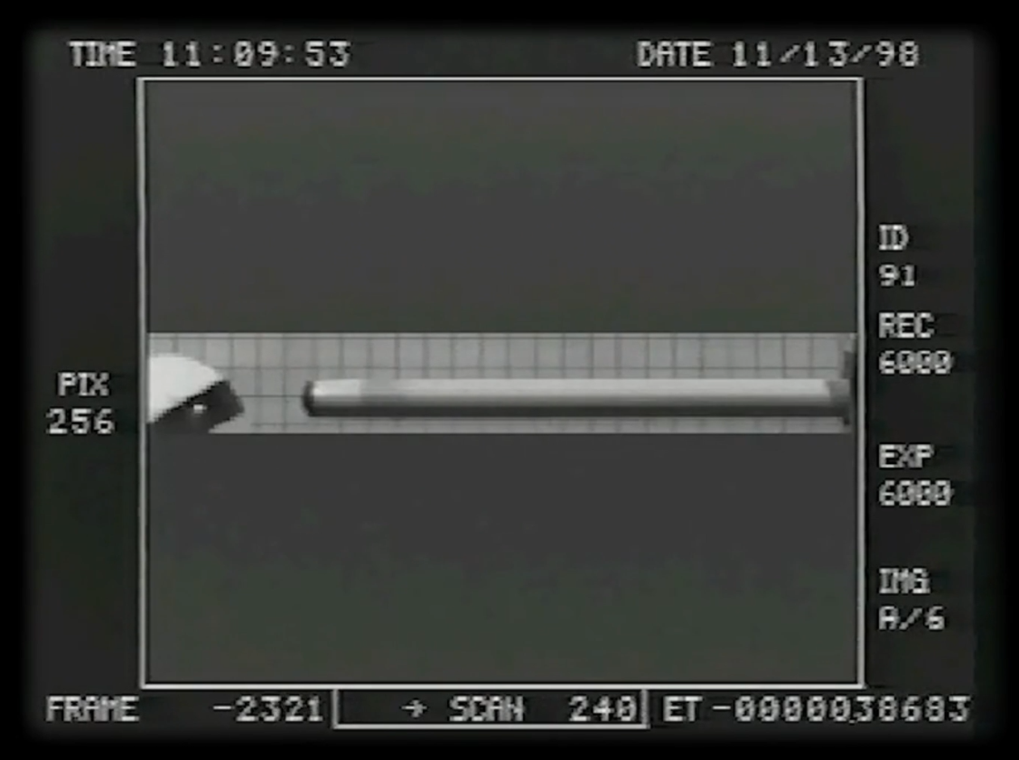 Test of a Pool Cue Deflection