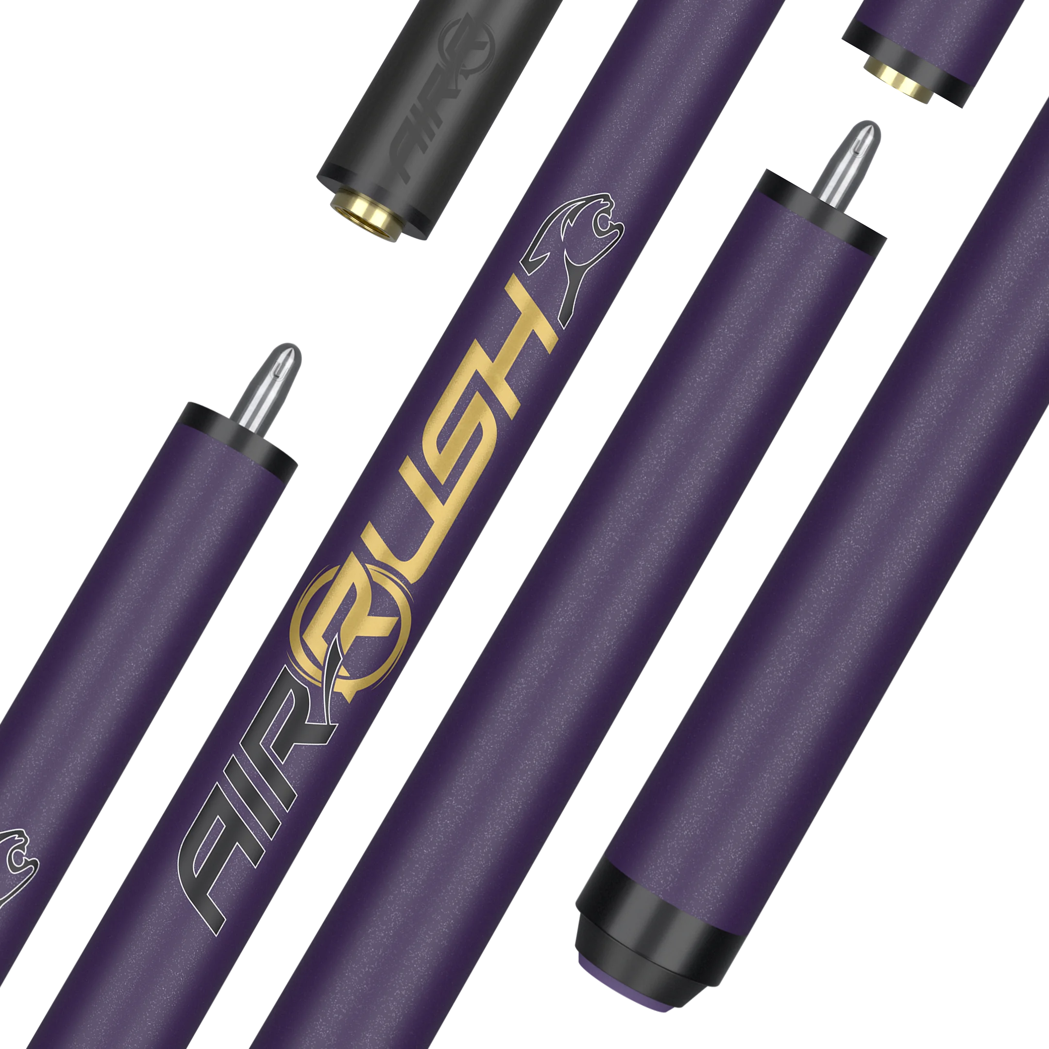 AirRush Professional Jump Cue Purple No Wrap
