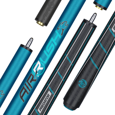 Predator Air Rush Color of the Year Teal Sport Wrap Professional Jump Cue