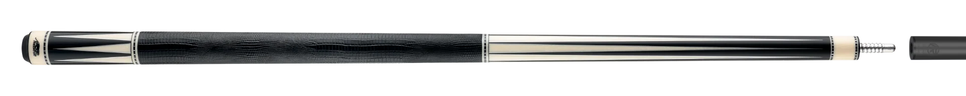 Predator TS8 Ebony & Ivorine Full Pool  Cue Stick Paired with Carbon Fiber Shaft 