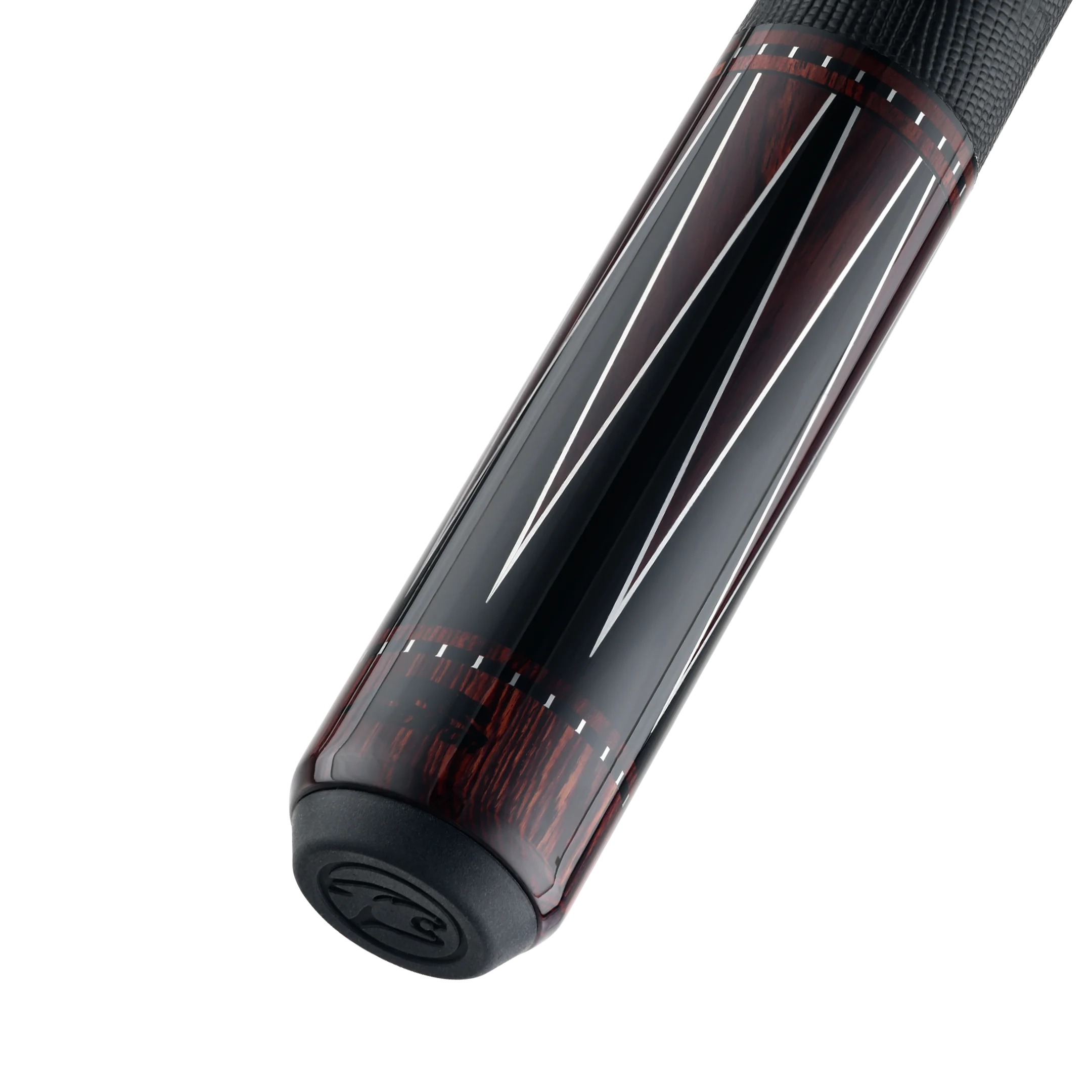 Predator TS8 Ebony & Kingwood Pool Cue Butt with Logo Rotated