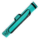 Roadline Teal Pool Cue Case 2x4 Front Angle
