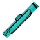 Roadline Teal Pool Cue Case 3x5 Front Angle
