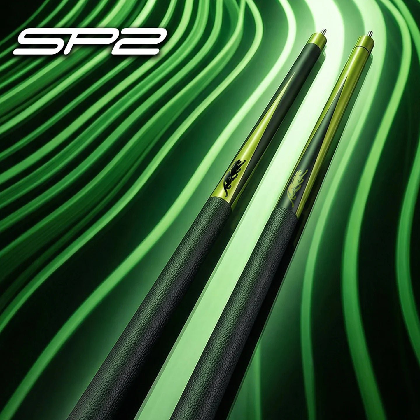 SP2 Lime Green Pool Cues