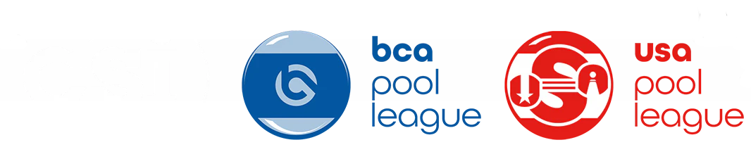 CSI Leagues, BCA, and USA pool league logos