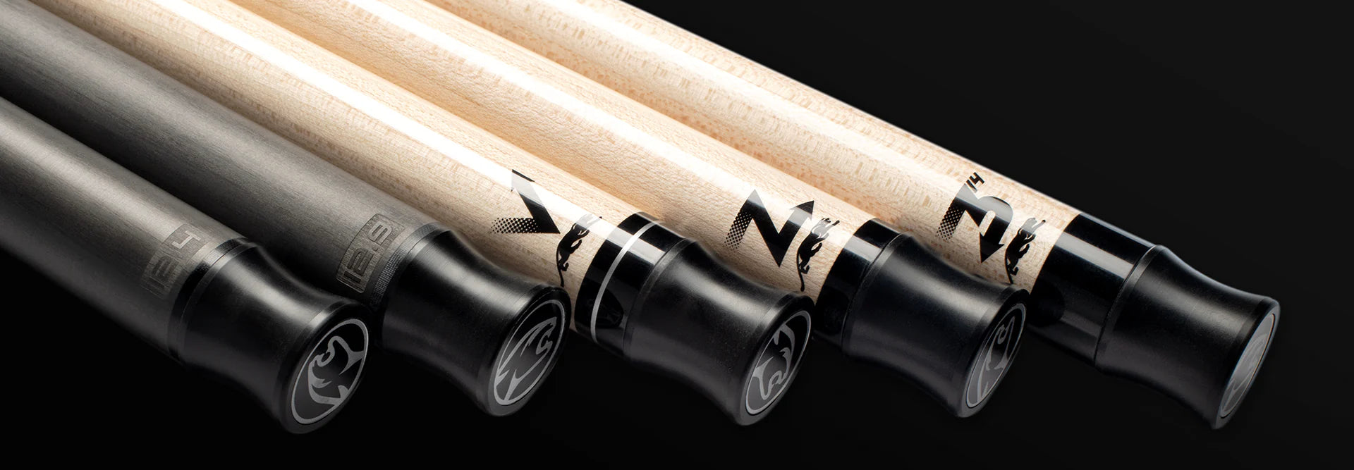 revo carbon shafts and maple pool cue shafts