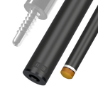 Predator REVO 11.8 mm carbon fiber pool shaft for radial joint white vault plate