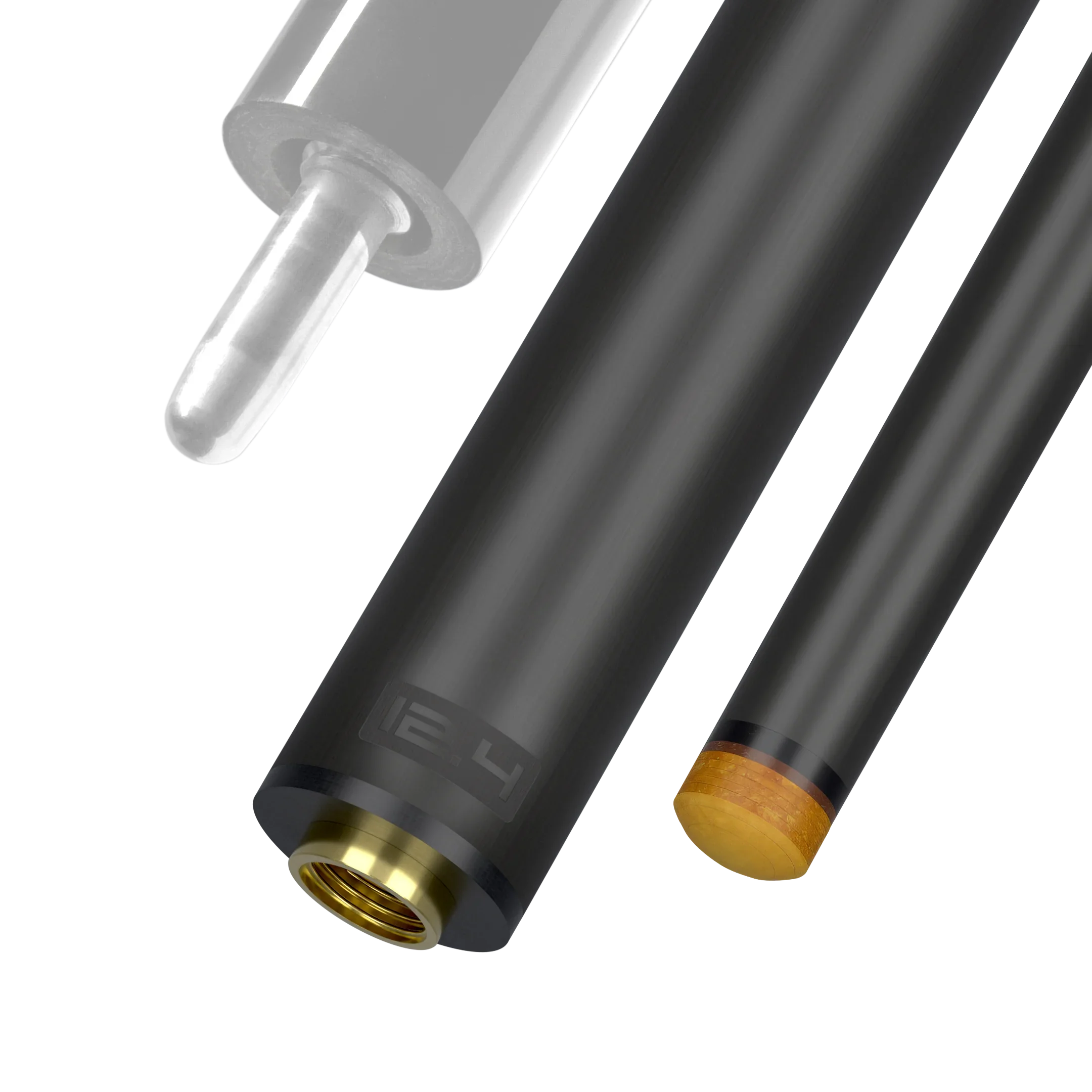 Predator REVO 12.4 mm carbon fiber pool shaft for uni-loc black vault plate