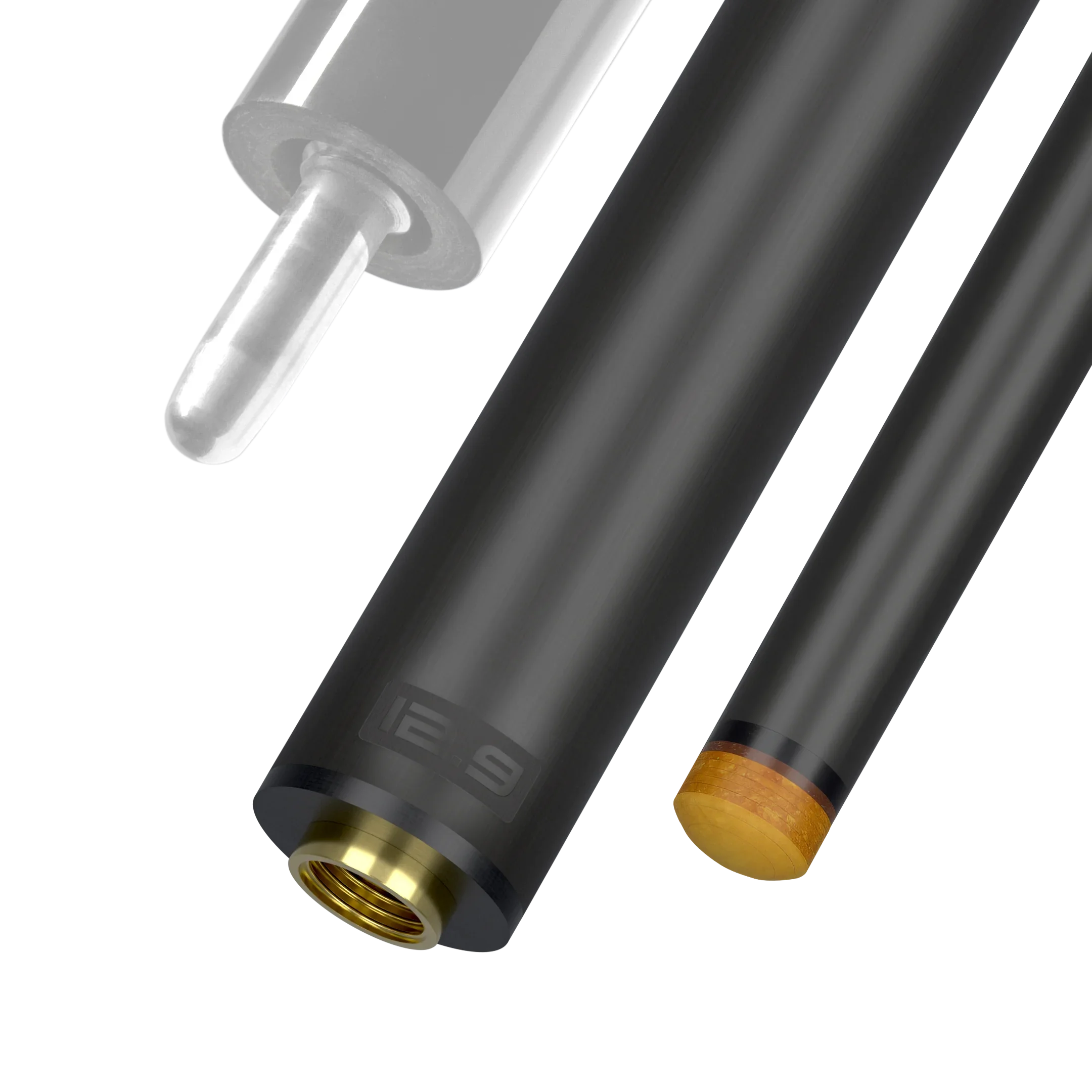 Predator REVO 12.9 mm carbon fiber pool shaft for uni-loc black vault plate