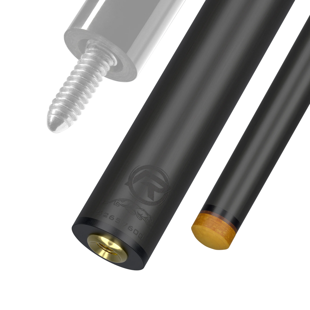 5/16x14 Joint Black Vault Plate REVO Carbon Fiber Pool Shaft