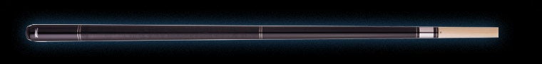 Glossy dark brown wood pool cue