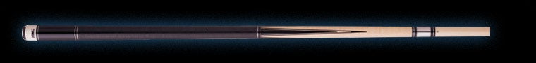 Two-toned wood pool cue