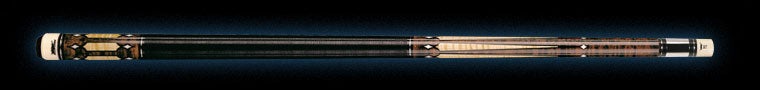 Two-toned wood pool cue with black wrap