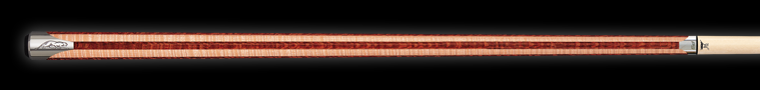 Two-toned wood pool cue